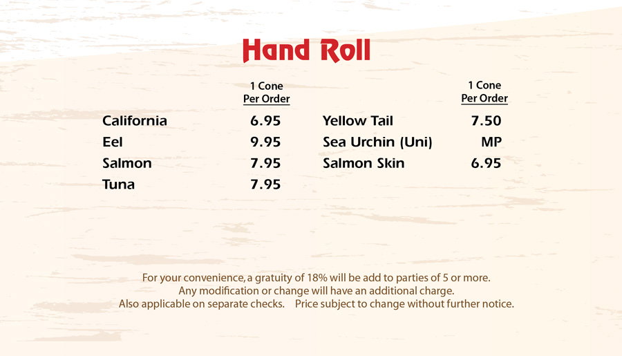 hand roll